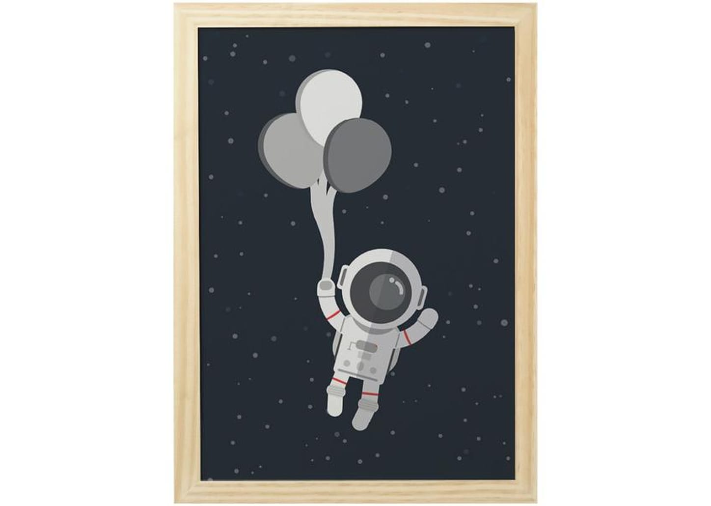 Quadro Decorativo Astronauta 24,5x34,5cm - Design Up Living