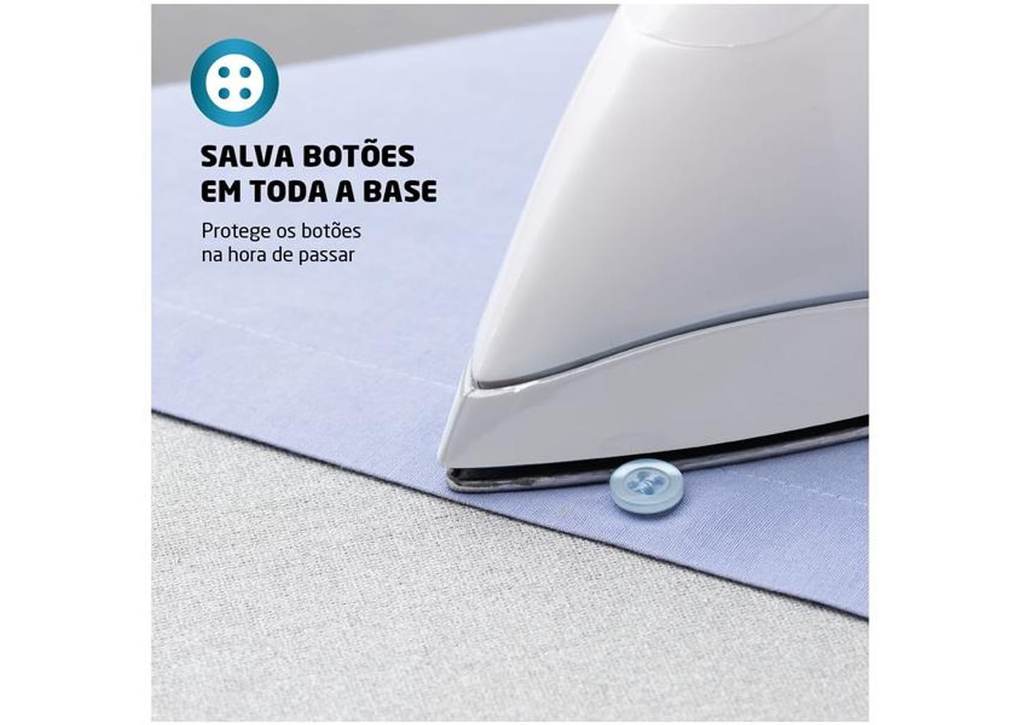 Ferro de Passar Roupa a Seco Mondial FSN-55-W - Branco