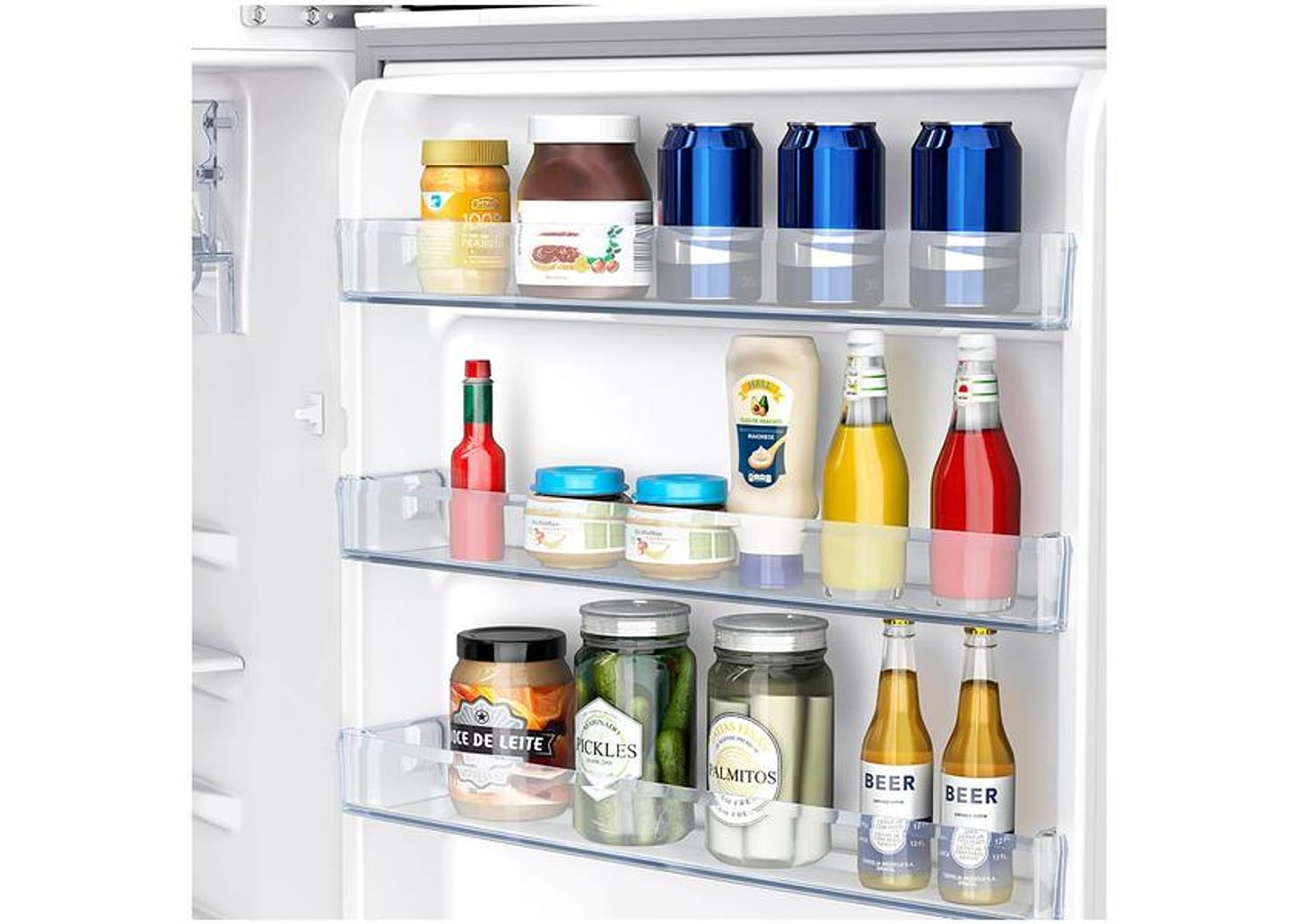 Geladeira/Refrigerador Panasonic Frost Free Duplex - Branca 387L Top Freezer BT41