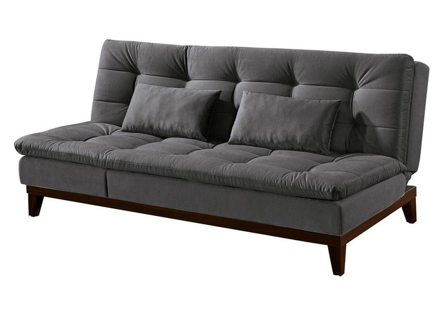 Sofá-cama Casal 3 Lugares Suede Linoforte Jade BPM A2