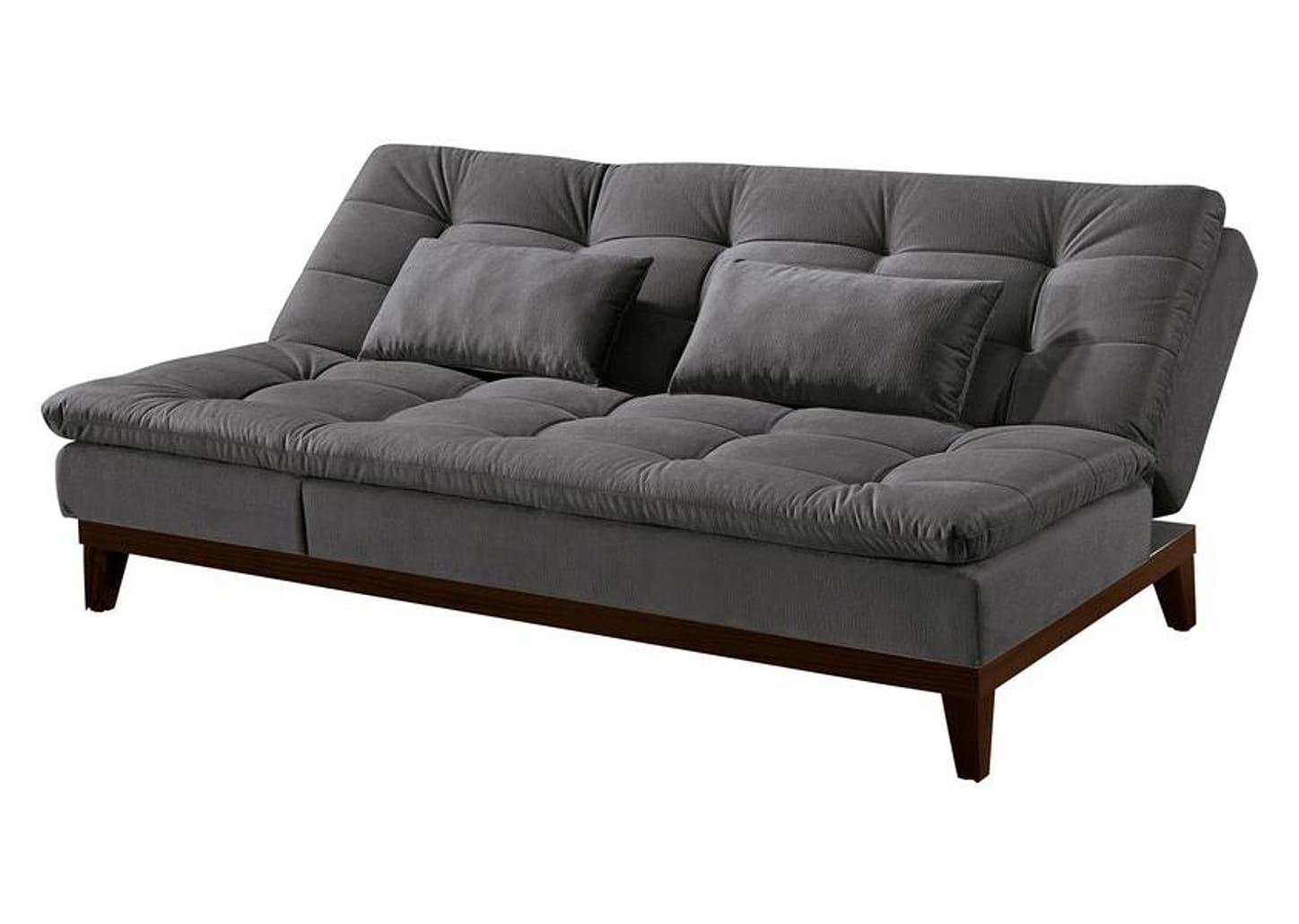 Sofá-cama Casal 3 Lugares Suede Linoforte Jade BPM A2