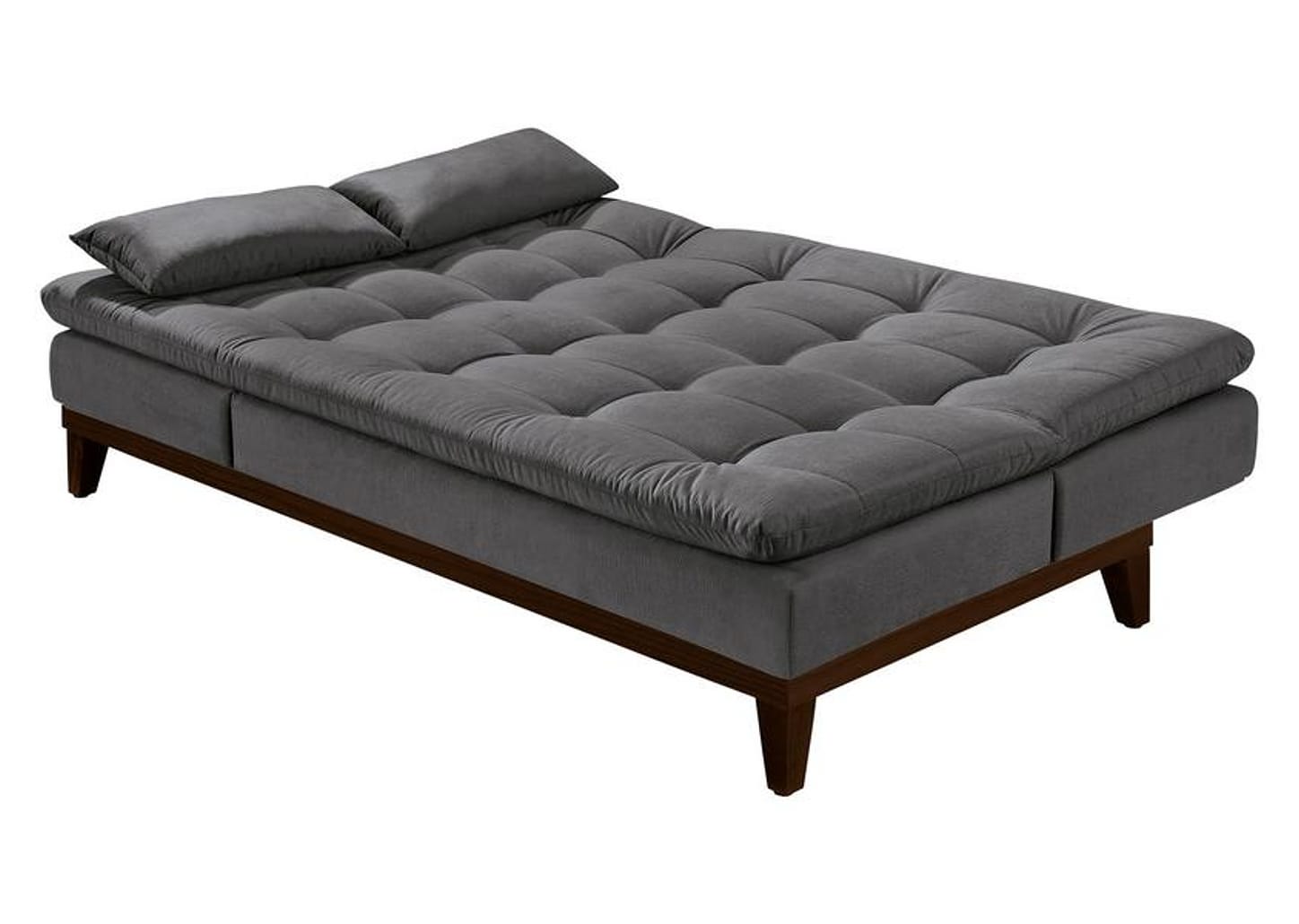 Sofá-cama Casal 3 Lugares Suede Linoforte Jade BPM A2