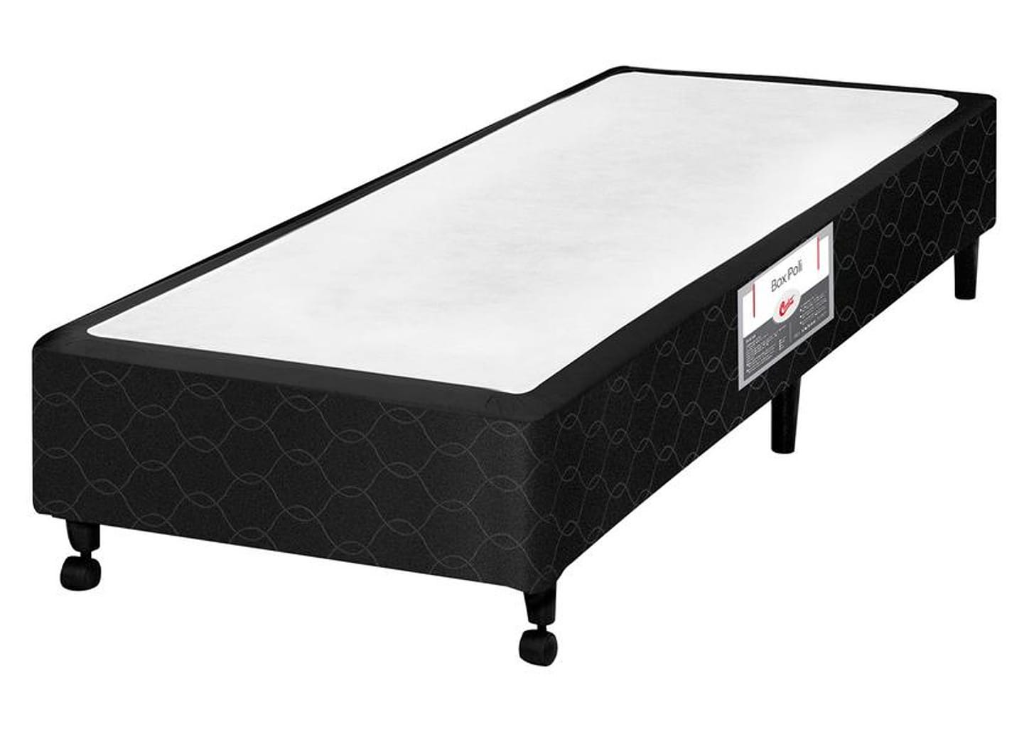 Base Cama Box Solteiro Castor 27x88x188cm Poli