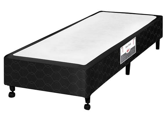 Base Cama Box Solteiro Castor 27x88x188cm Poli