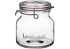 Pote de Vidro Hermético Luigi Bormioli com Tampa - Cilíndrico 1,5L Lock Eat Handy