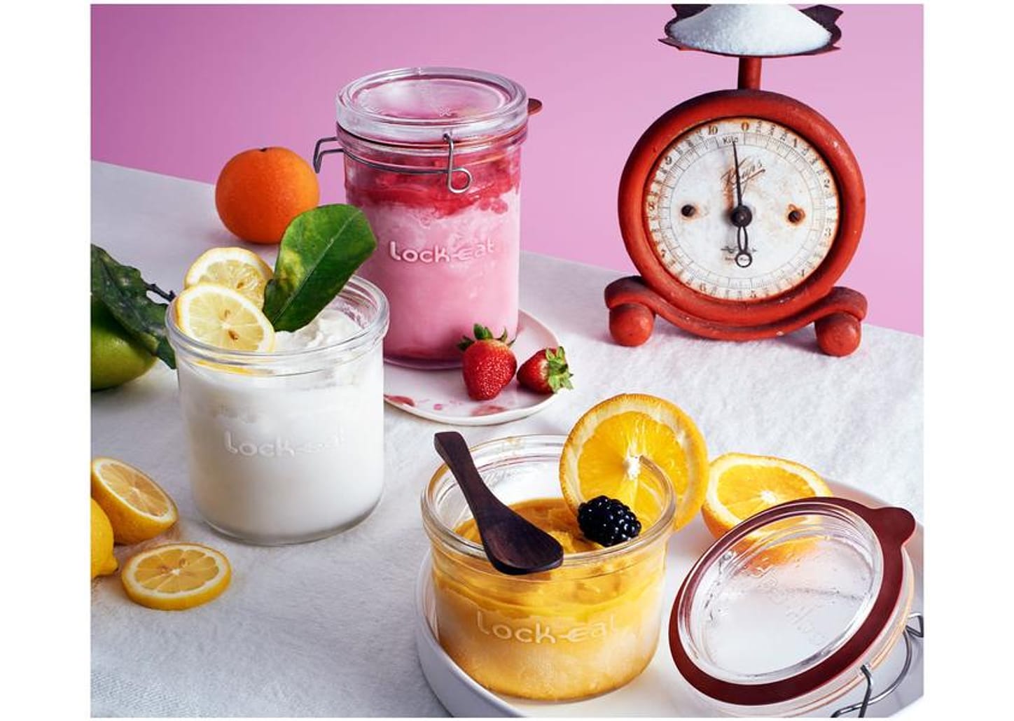 Pote de Vidro Hermético Luigi Bormioli com Tampa - Cilíndrico 1L Lock Eat XL