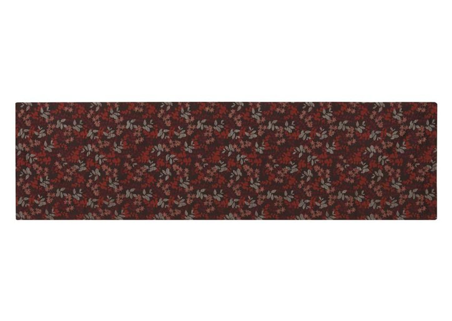 Peseira King 65x260cm Marrom Lartex - Jacquard Ballroom