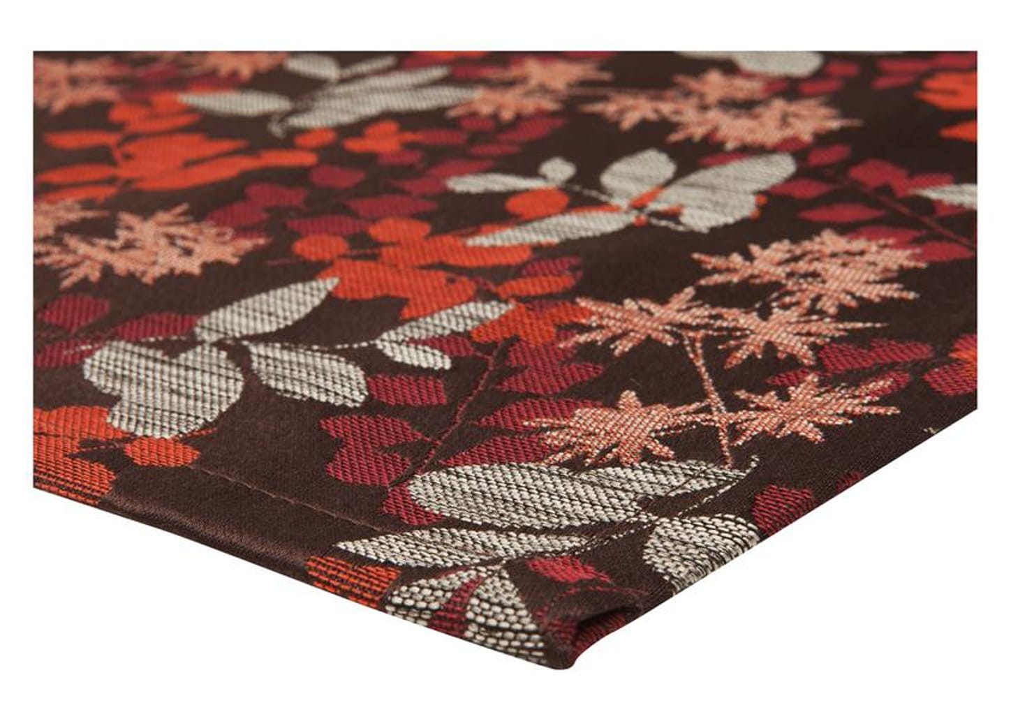 Peseira King 65x260cm Marrom Lartex - Jacquard Ballroom