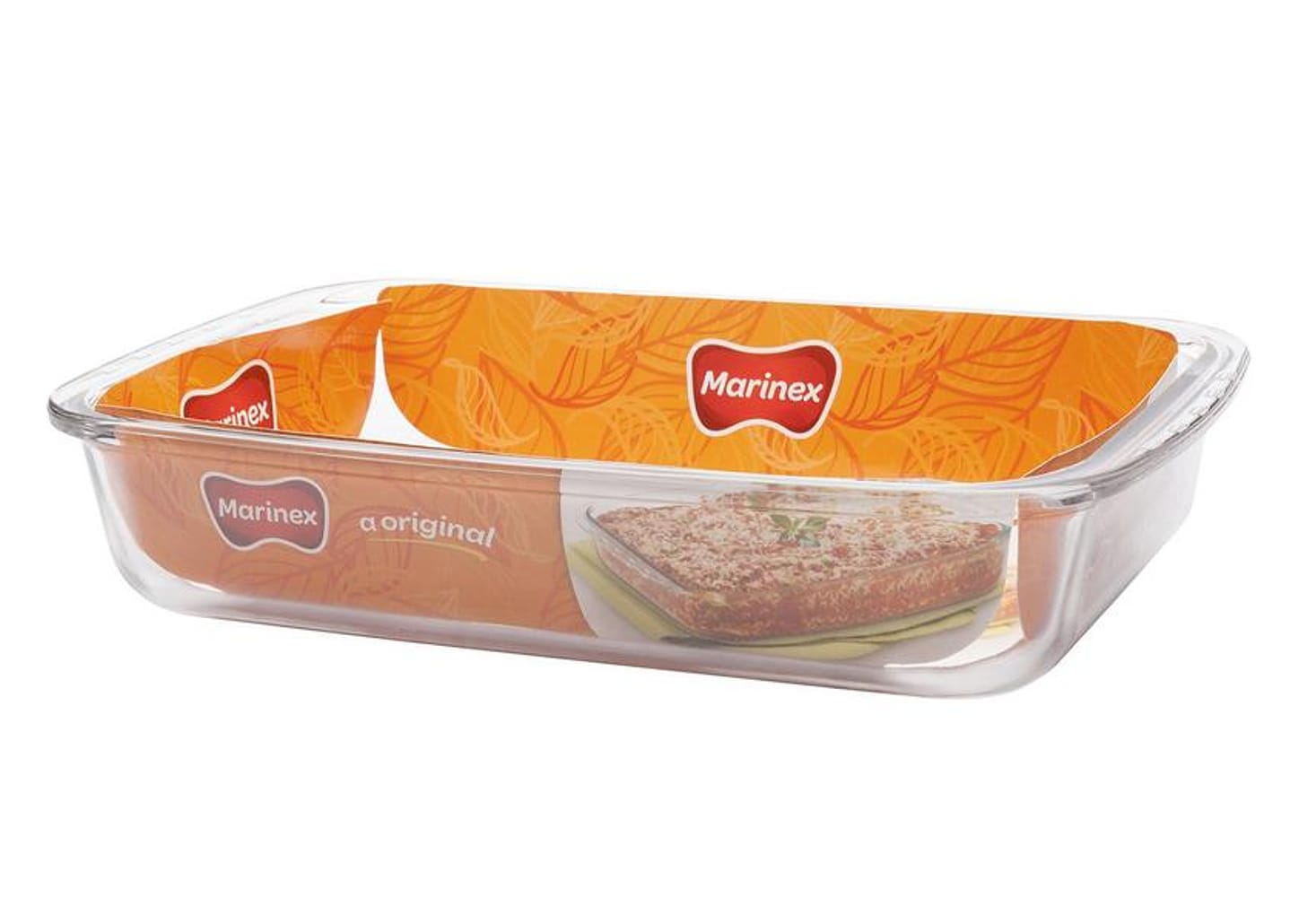 Lasanheira de Vidro Retangular 3,7L - Marinex