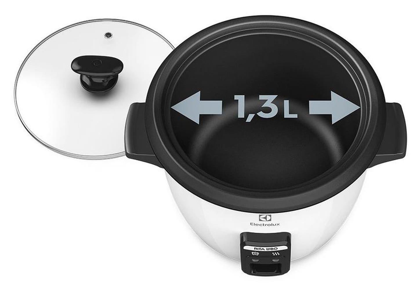 Panela de Arroz Elétrica Electrolux Easyline RCB50 450W 7 Xícaras Branca