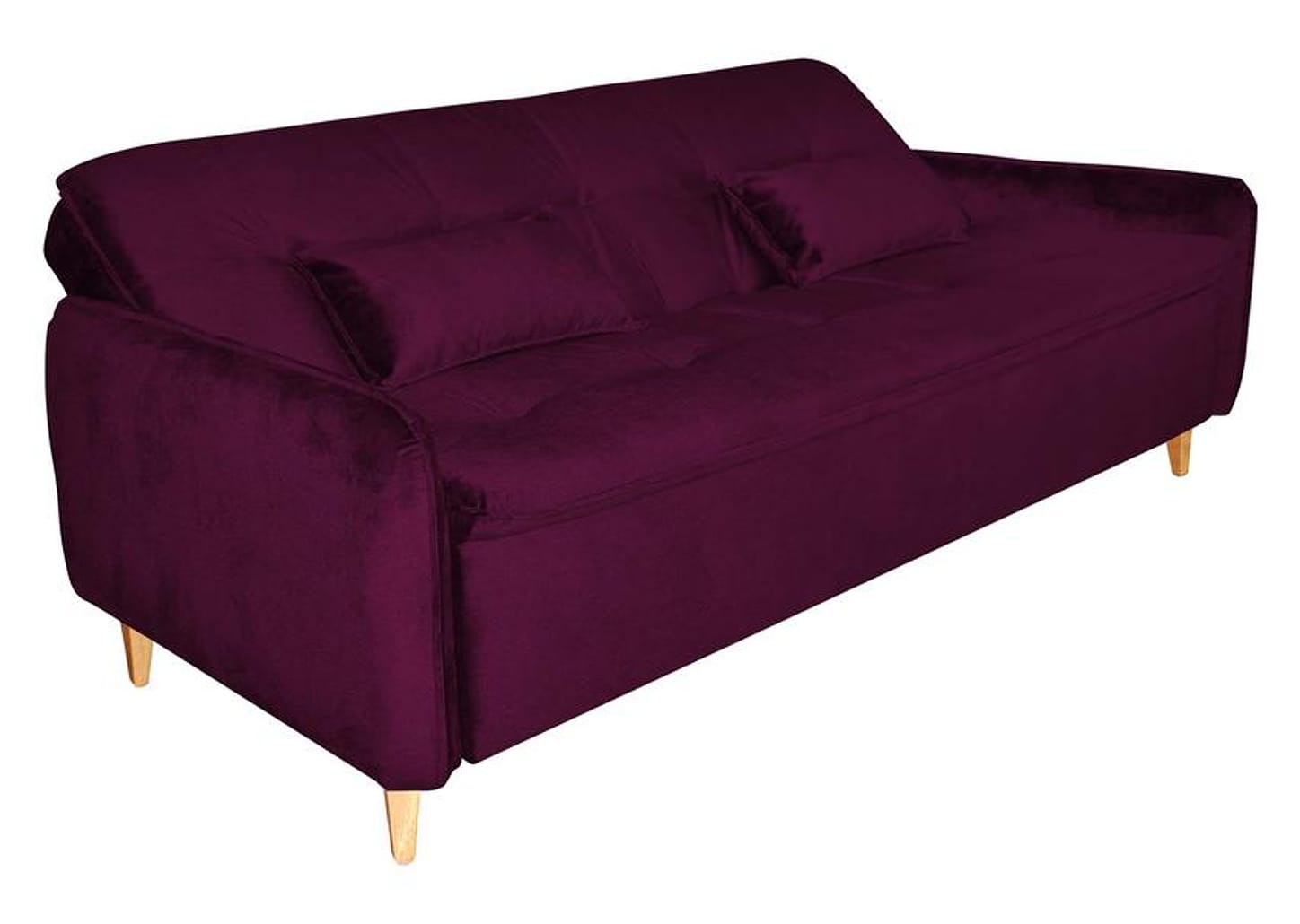 Sofá-cama Casal 3 Lugares Reclinável Suede Matrix Donna