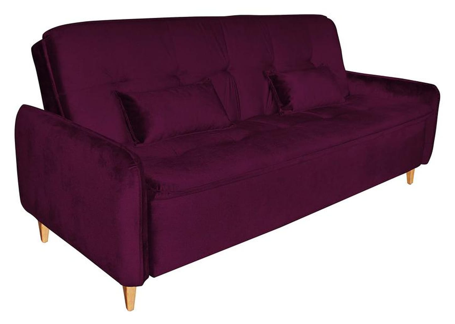 Sofá-cama Casal 3 Lugares Reclinável Suede Matrix Donna