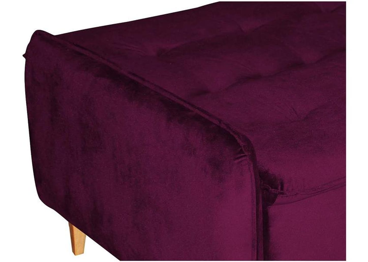 Sofá-cama Casal 3 Lugares Reclinável Suede Matrix Donna