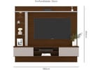 Estante Home Suspenso para TV até 60” 2 Portas - Colibri Salinas