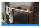 Estante Home Suspenso para TV até 60” 2 Portas - Colibri Salinas