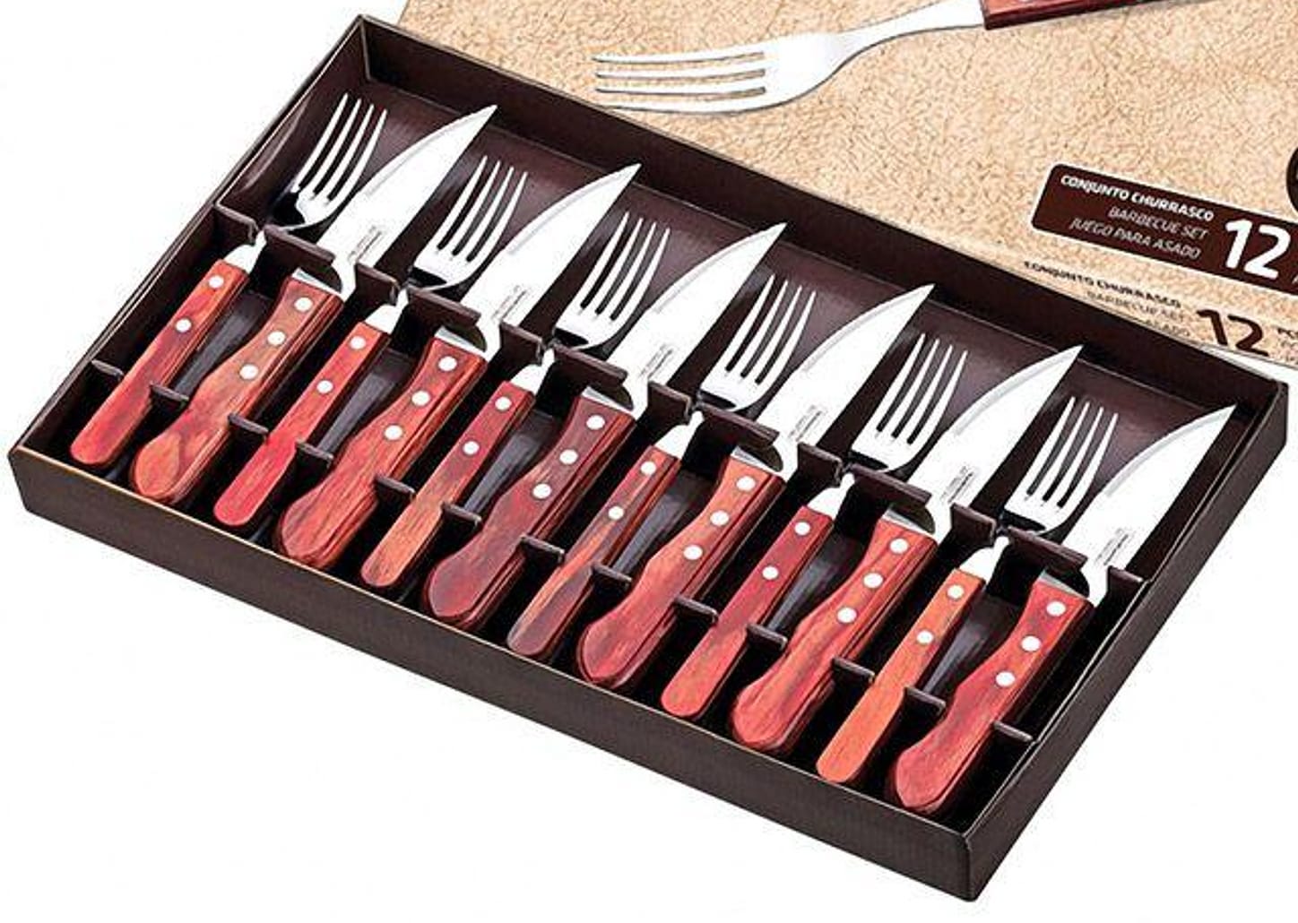 Kit Churrasco 12 Peças - Tramontina Cutelaria 21199/796