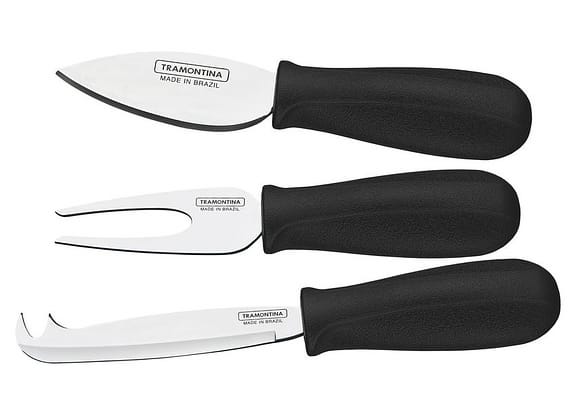 Jogo de Facas para Queijo 3 Peças Tramontina - Plenus 23498/018