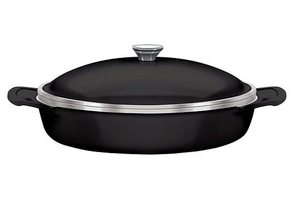 Frigideira Antiaderente Tramontina 32cm com Tampa - Preto Lyon 20951/032