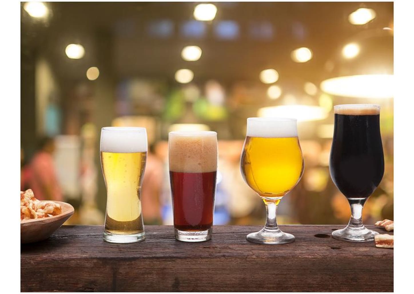 Jogo de Copos de Vidro para Cerveja 4 Peças - Ruvolo Mixologista Specialist