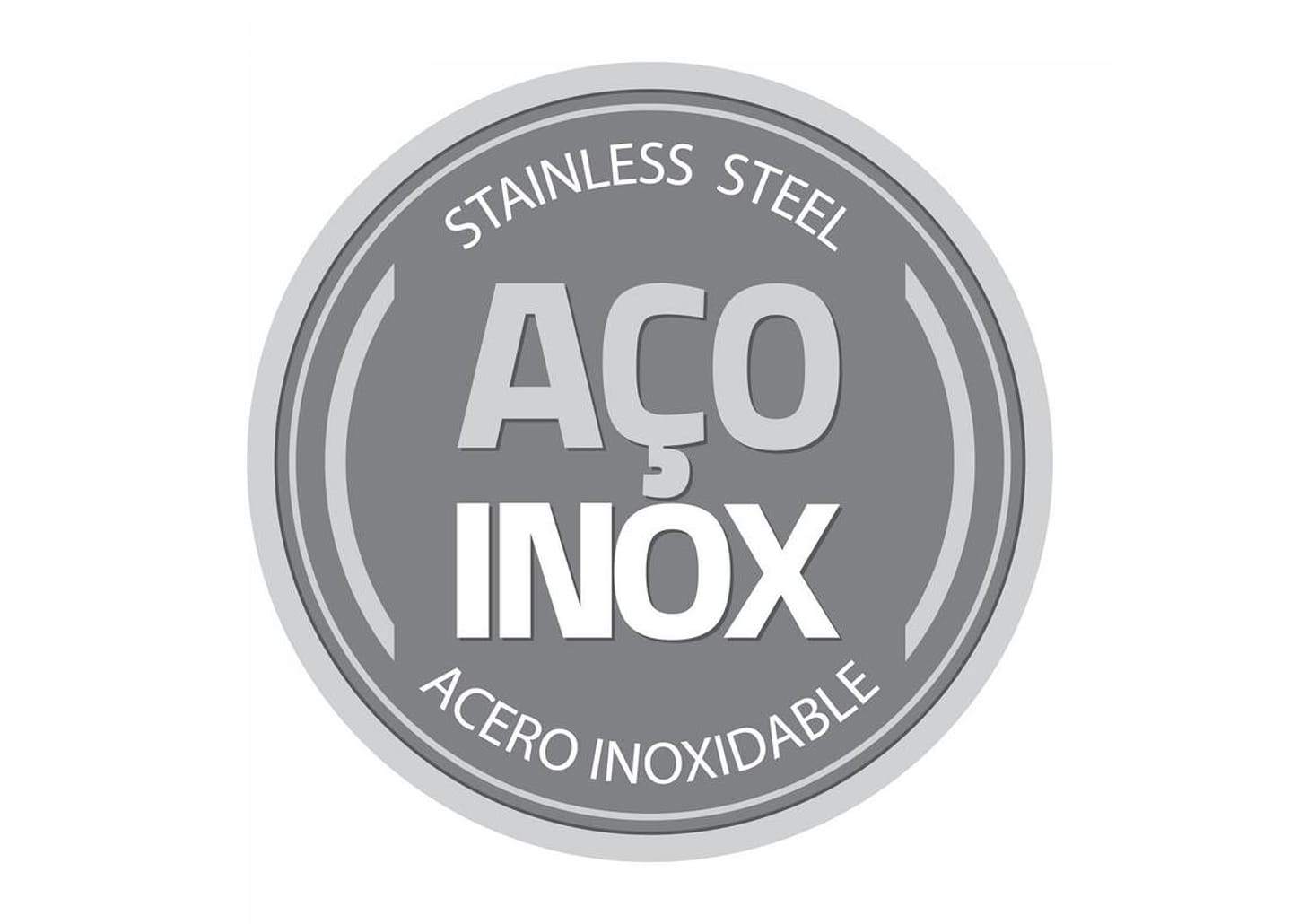 Caçarola Tramontina Inox Fundo Triplo com Tampa 3,5L 20cm Grano Baquelite