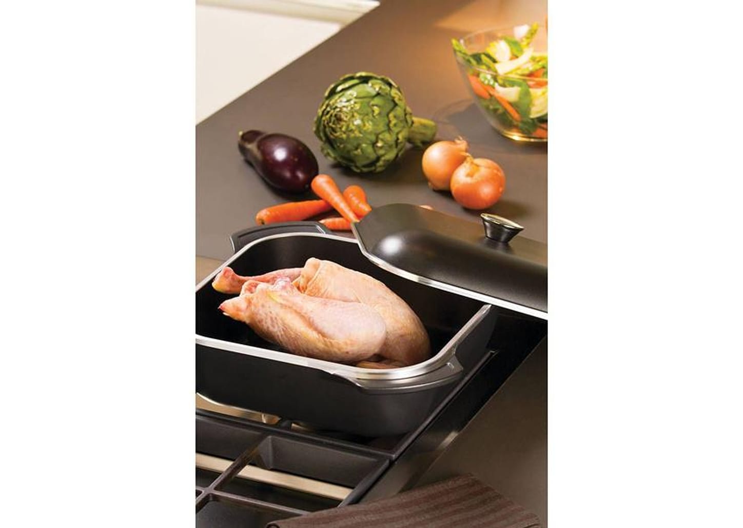 Caçarola Tramontina Alumínio 28cm com Tampa Lyon 20963/028