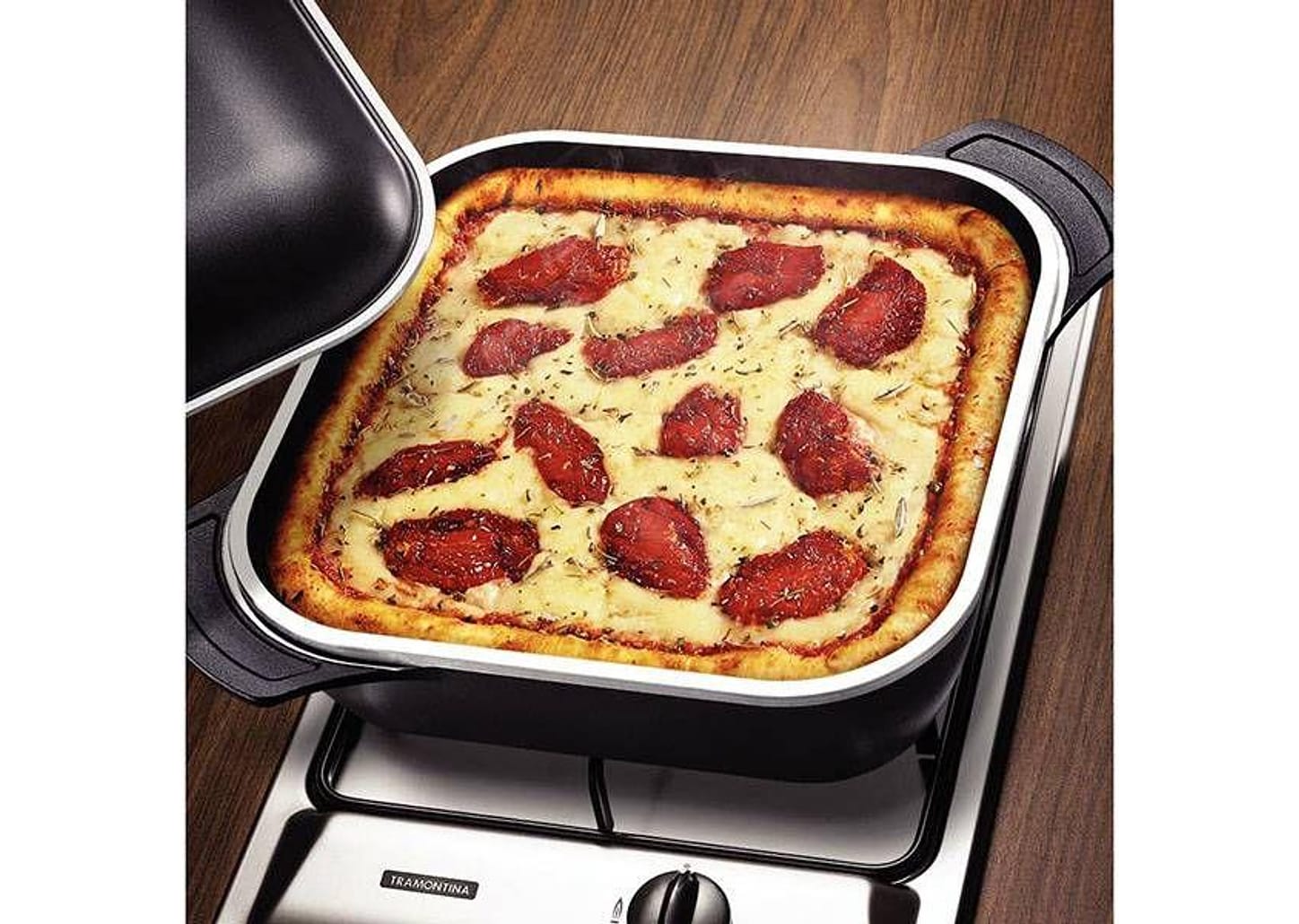 Caçarola Tramontina Alumínio 28cm com Tampa Lyon 20963/028