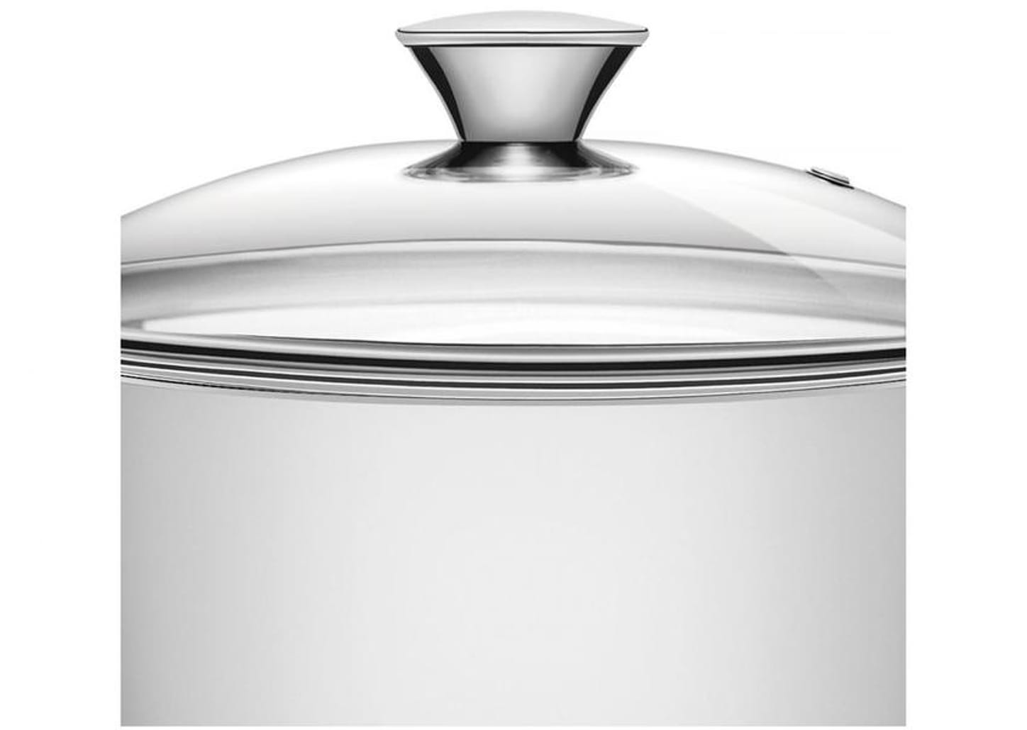 Caçarola Tramontina Inox Fundo Triplo com Tampa 5,7L 24cm Allegra