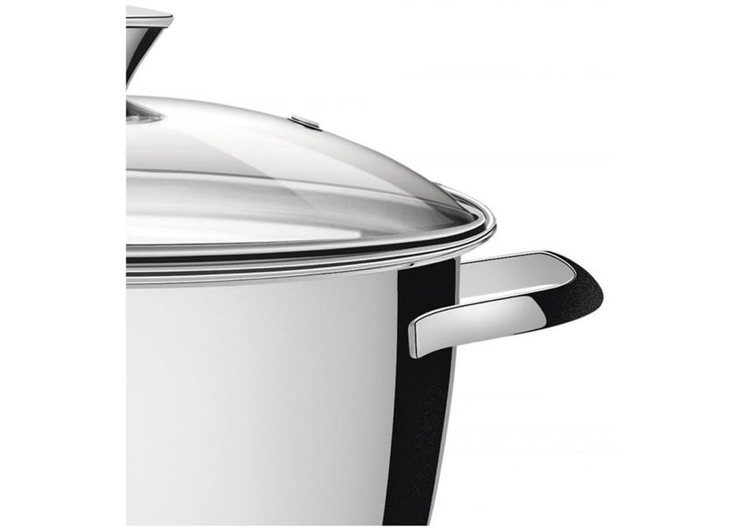 Caçarola Tramontina Inox Fundo Triplo com Tampa 5,7L 24cm Allegra