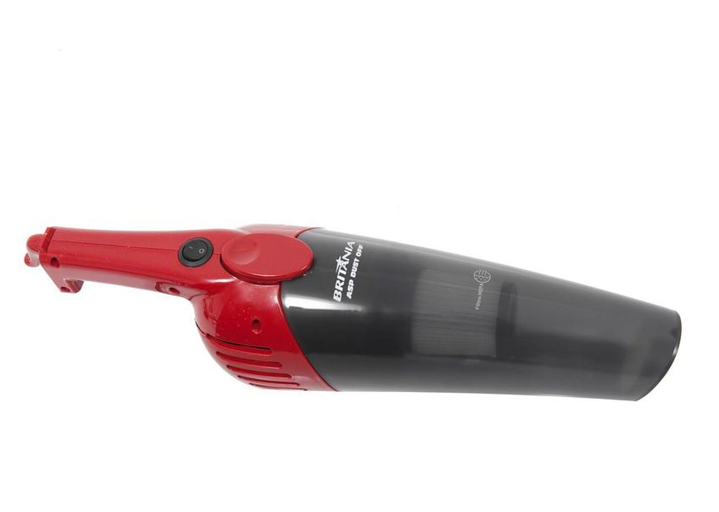 Aspirador de Pó Portátil Britânia 1000W - Dust Off Vermelho e Cinza