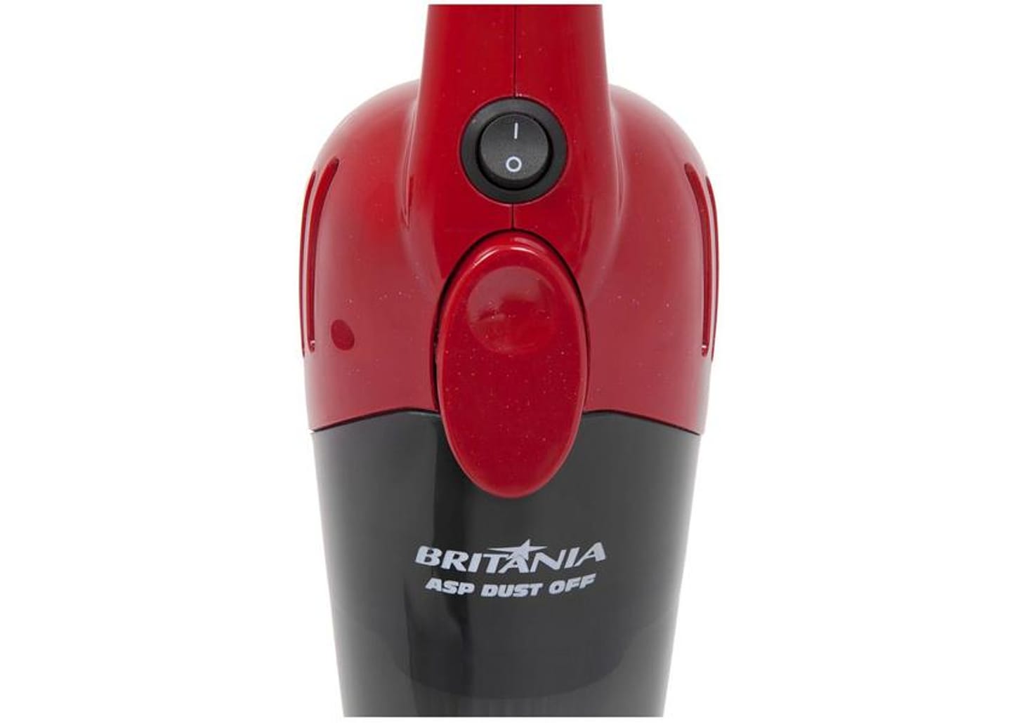 Aspirador de Pó Portátil Britânia 1000W - Dust Off Vermelho e Cinza
