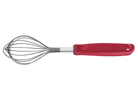 Batedor/Fuê Ovos e Massa Inox Vermelho 27,4cm - Tramontina Utilità 25624170