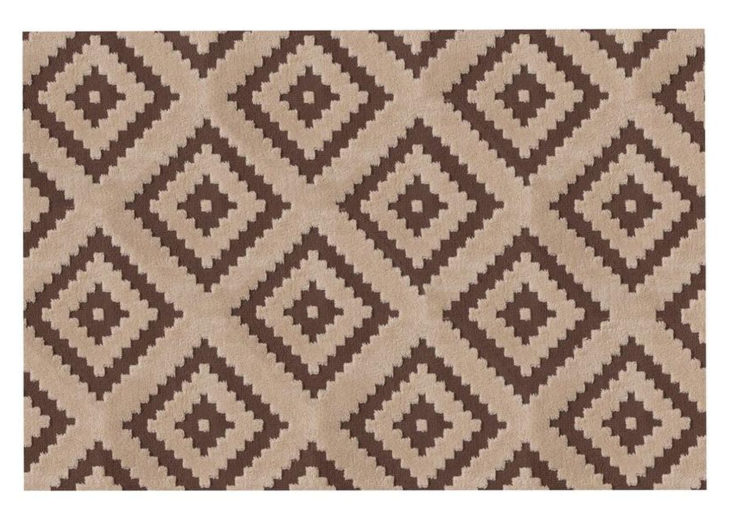 Tapete Geométrico Retangular Elegance Quadros 140x200cm Jolitex