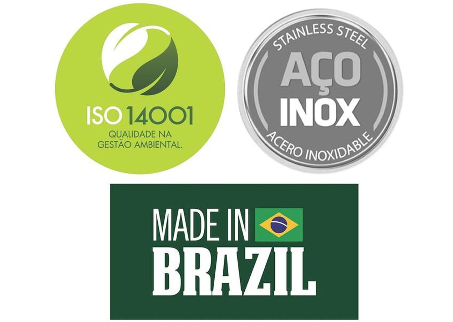 Frigideira Tramontina Fundo Triplo 24cm - Inox Allegra