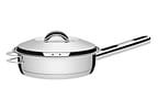 Frigideira Tramontina Fundo Triplo 28cm com Tampa - Inox Solar 62500/280