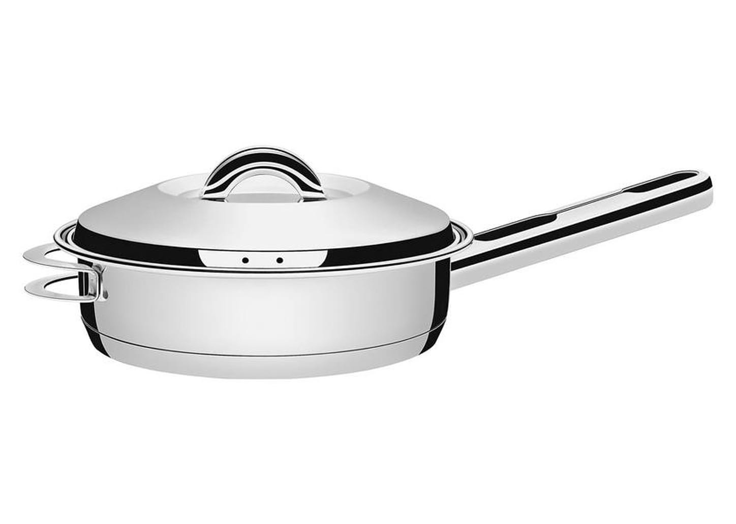 Frigideira Tramontina Fundo Triplo 28cm com Tampa - Inox Solar 62500/280