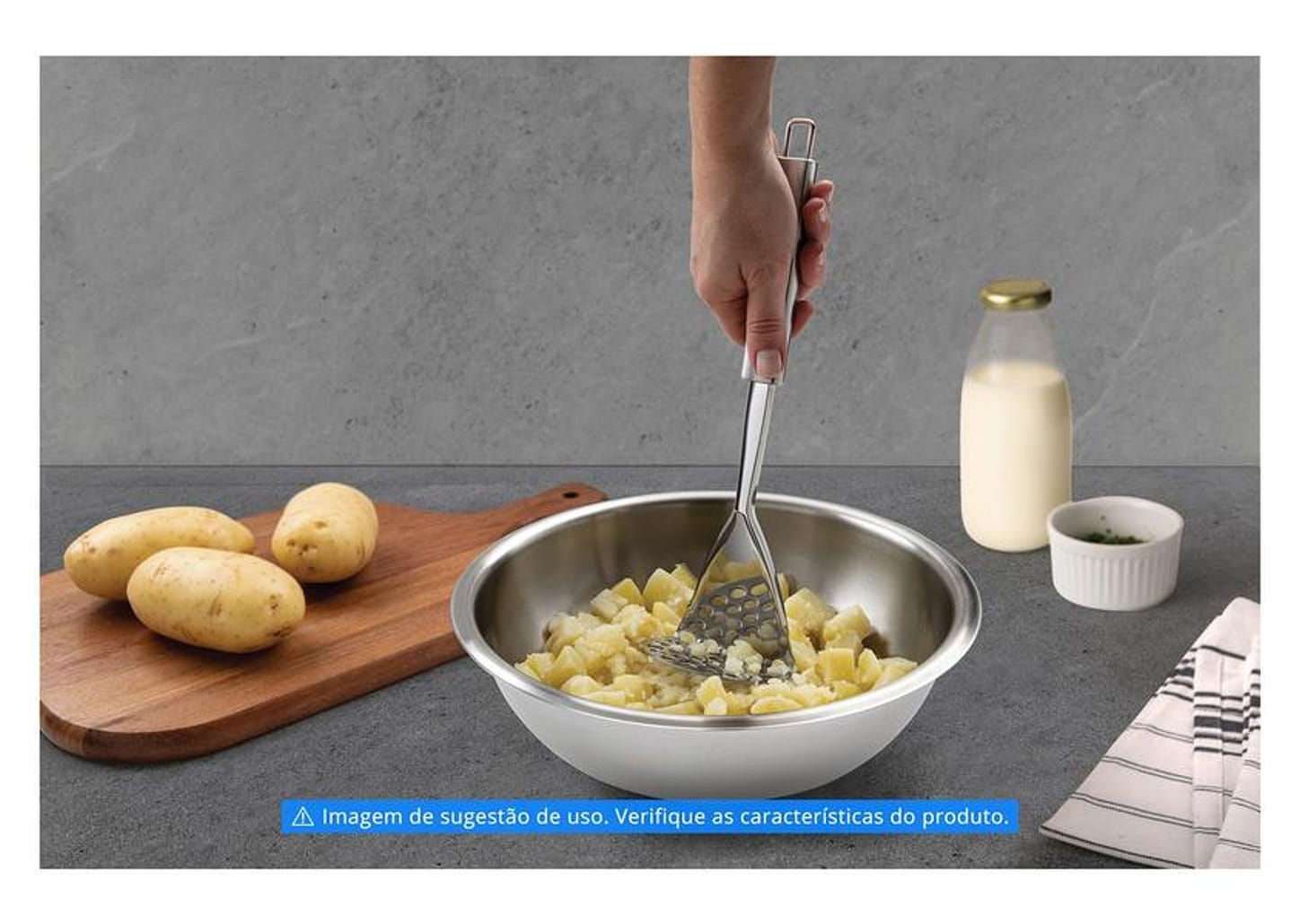 Amassador de Batata Inox Tramontina Marffim 63809490