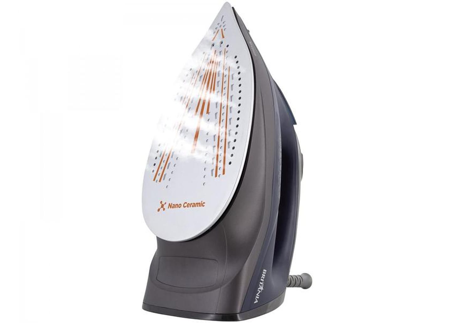 Ferro de Passar Roupa a Seco e a Vapor Britânia - Ceramic BFV2000P Preto