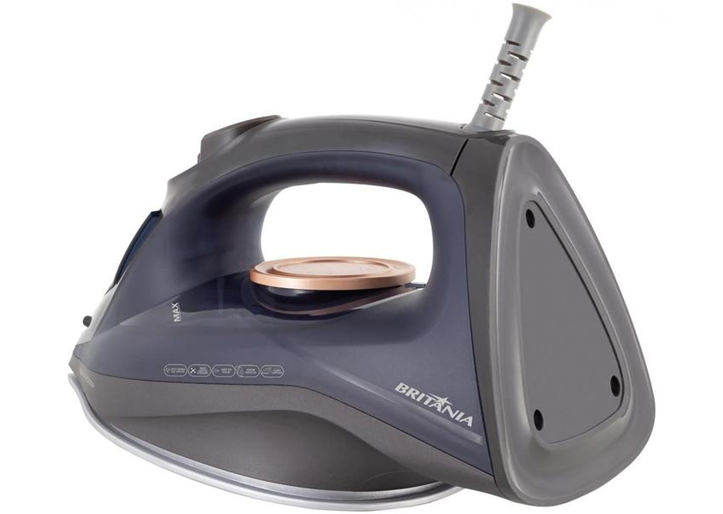 Ferro de Passar Roupa a Seco e a Vapor Britânia - Ceramic BFV2000P Preto