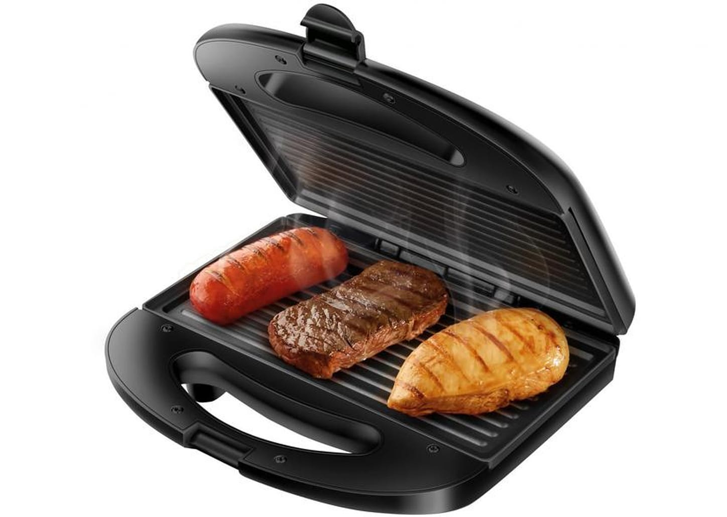 Sanduicheira/Grill Mondial Pratic SN-01 Preto 750W - Antiaderente
