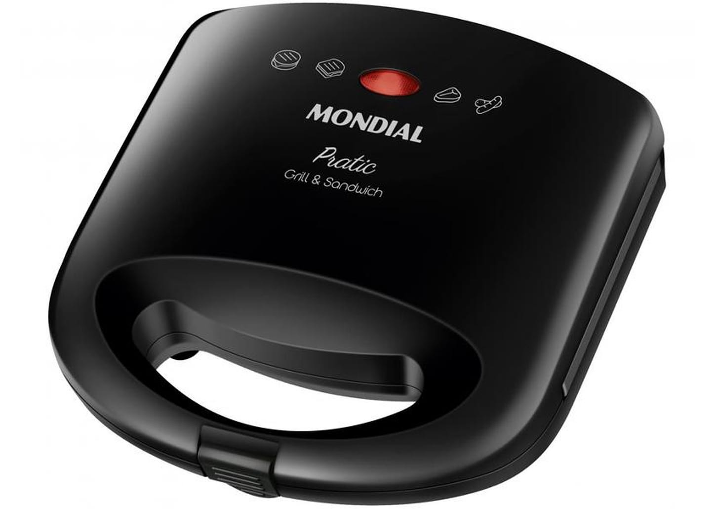 Sanduicheira/Grill Mondial Pratic SN-01 Preto 750W - Antiaderente