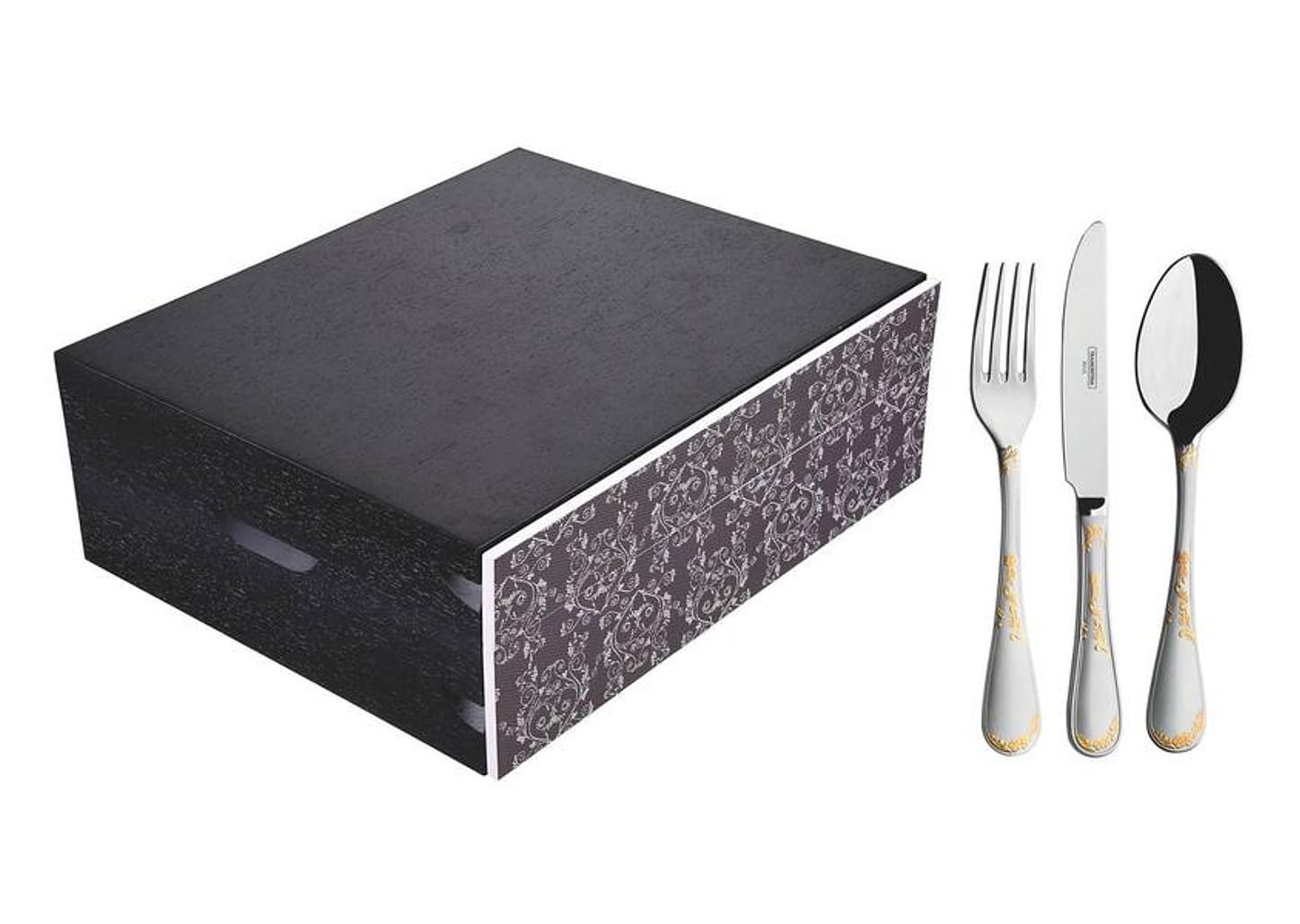 Faqueiro Tramontina Renascença 66929/352 Inox 76 Peças com Estojo