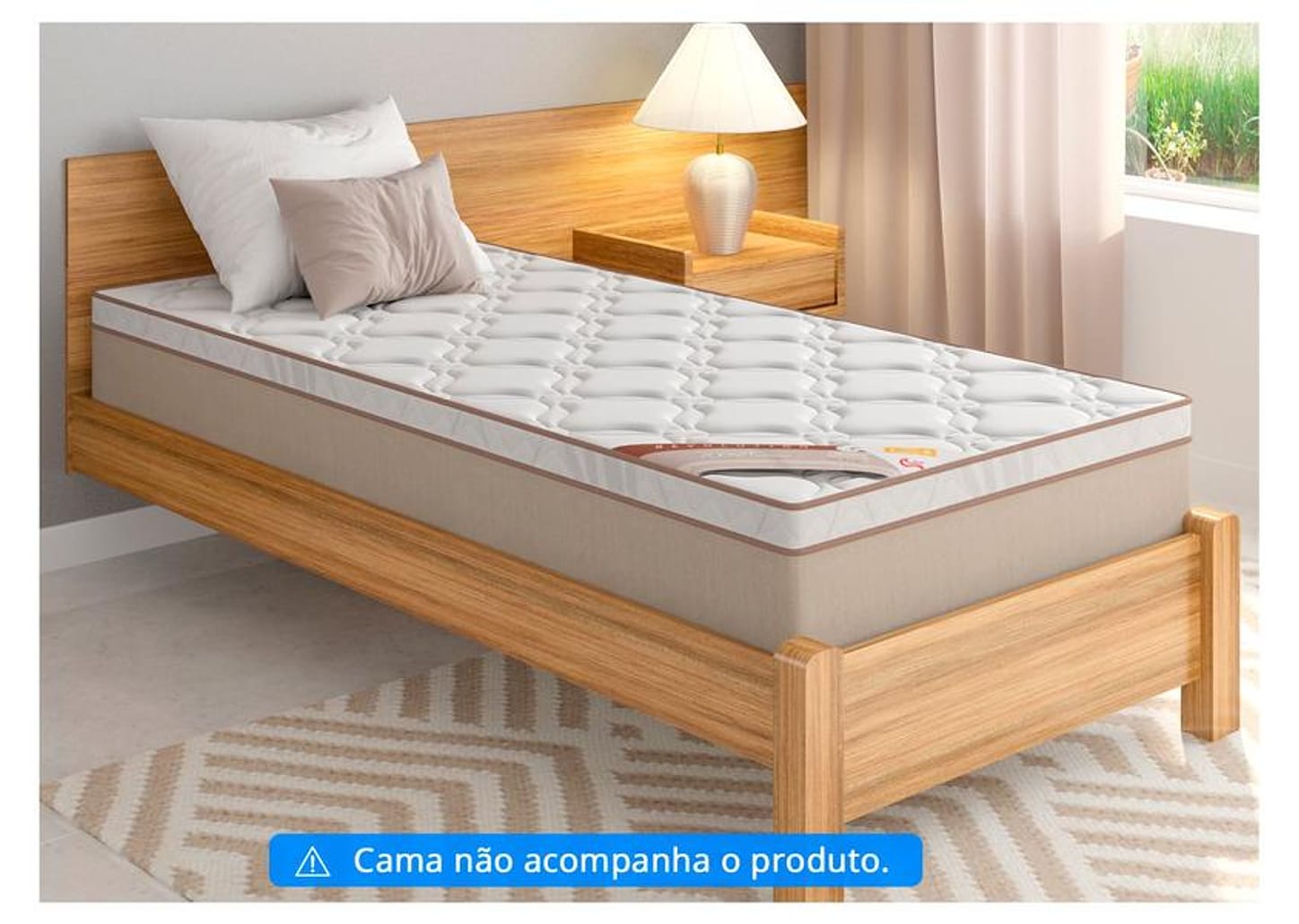 Colchão Solteiro Castor Mola Pocket 27cm de Altura Revolution