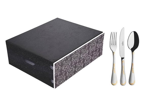 Faqueiro Tramontina Renascença Inox 130 Peças com Estojo