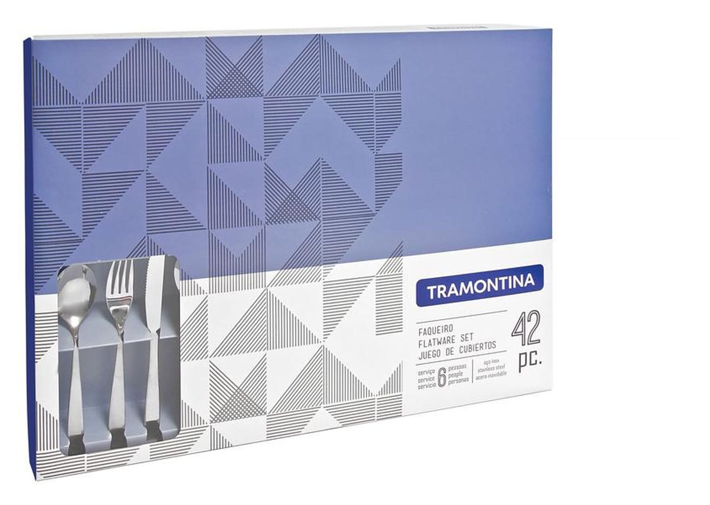 Faqueiro Tramontina Inox Cosmos 42 Peças