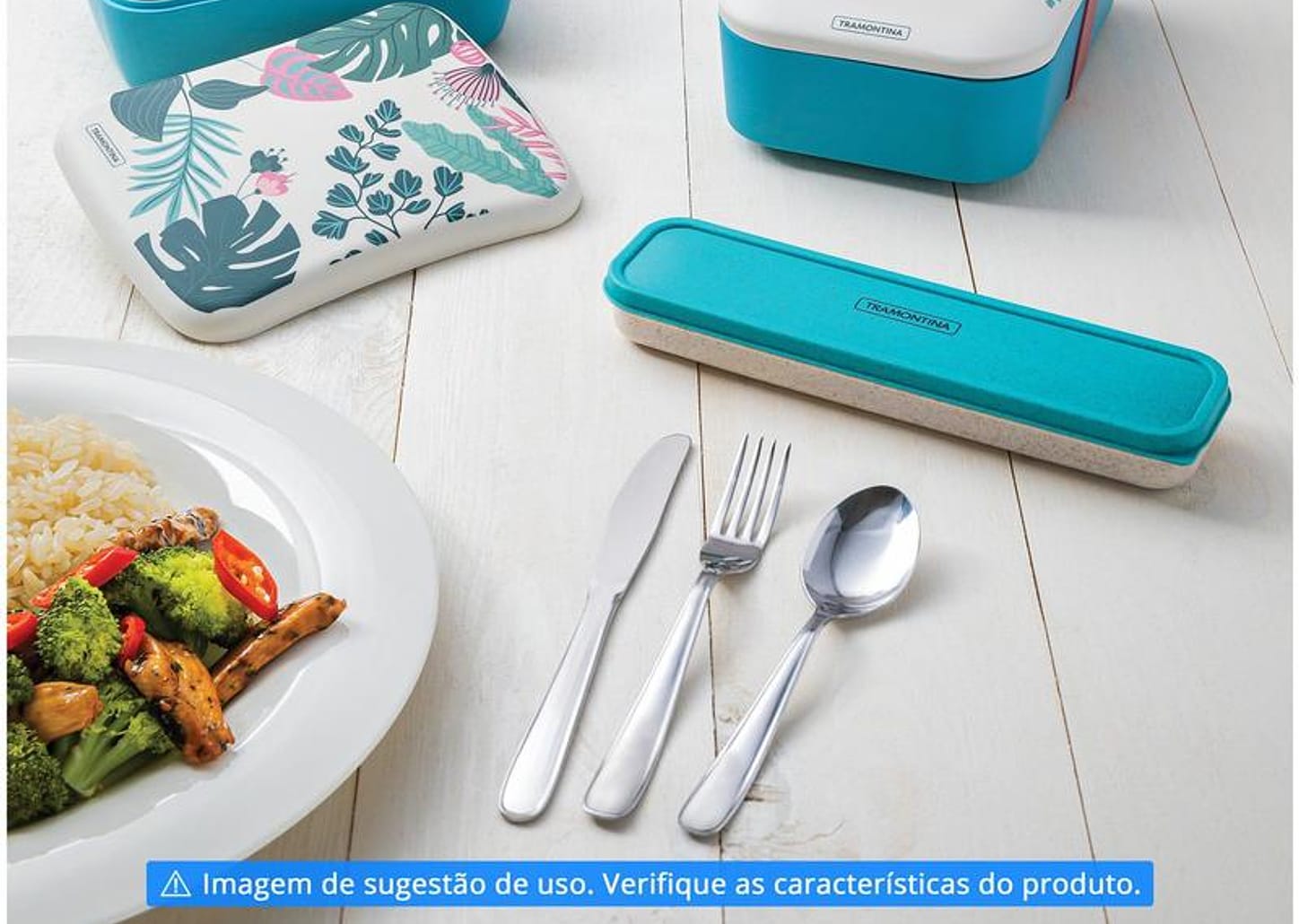 Jogo de Talheres Tramontina Inox By Me 4 Peças com Estojo