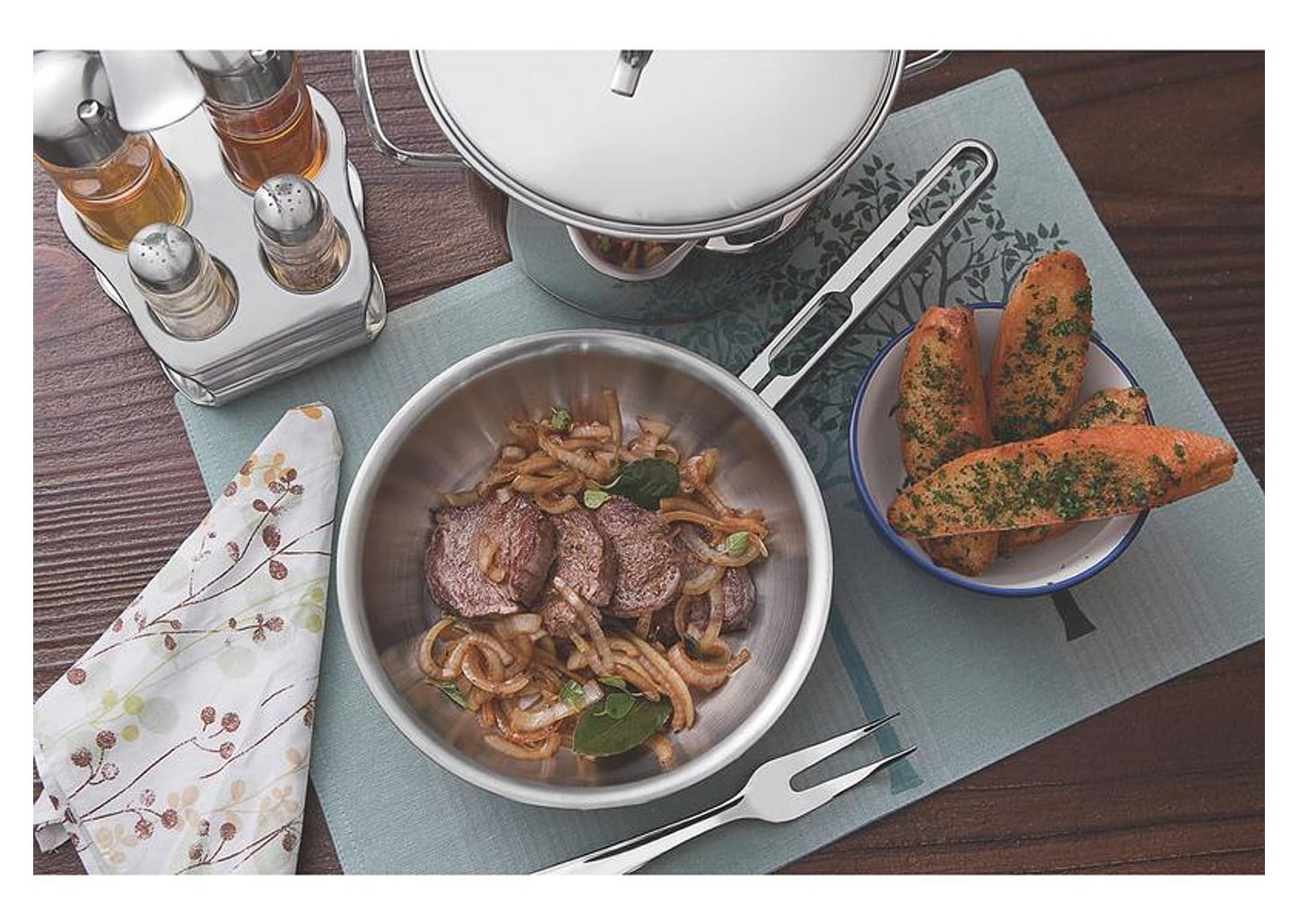 Frigideira Tramontina Fundo Triplo 20cm - Inox Allegra