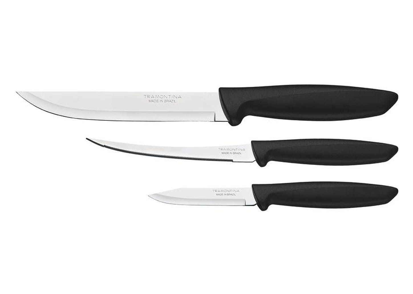 Jogo de Facas 3 Peças Tramontina Plenos 23498/013