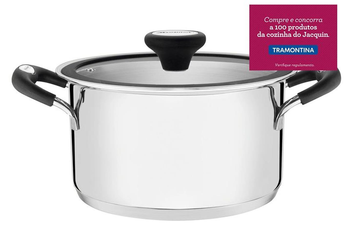 Caçarola Tramontina 1,8L 20cm com Tampa - Solar Silicone