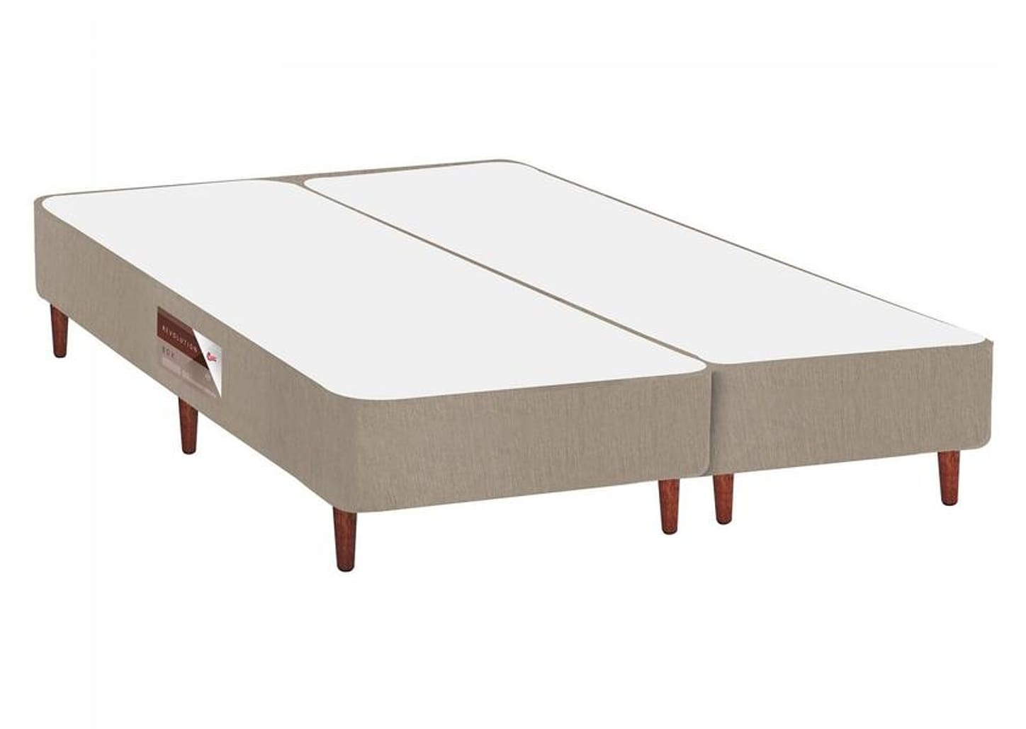 Box para Colchão Queen Size Castor Bipartido 27cm de Altura Revolution