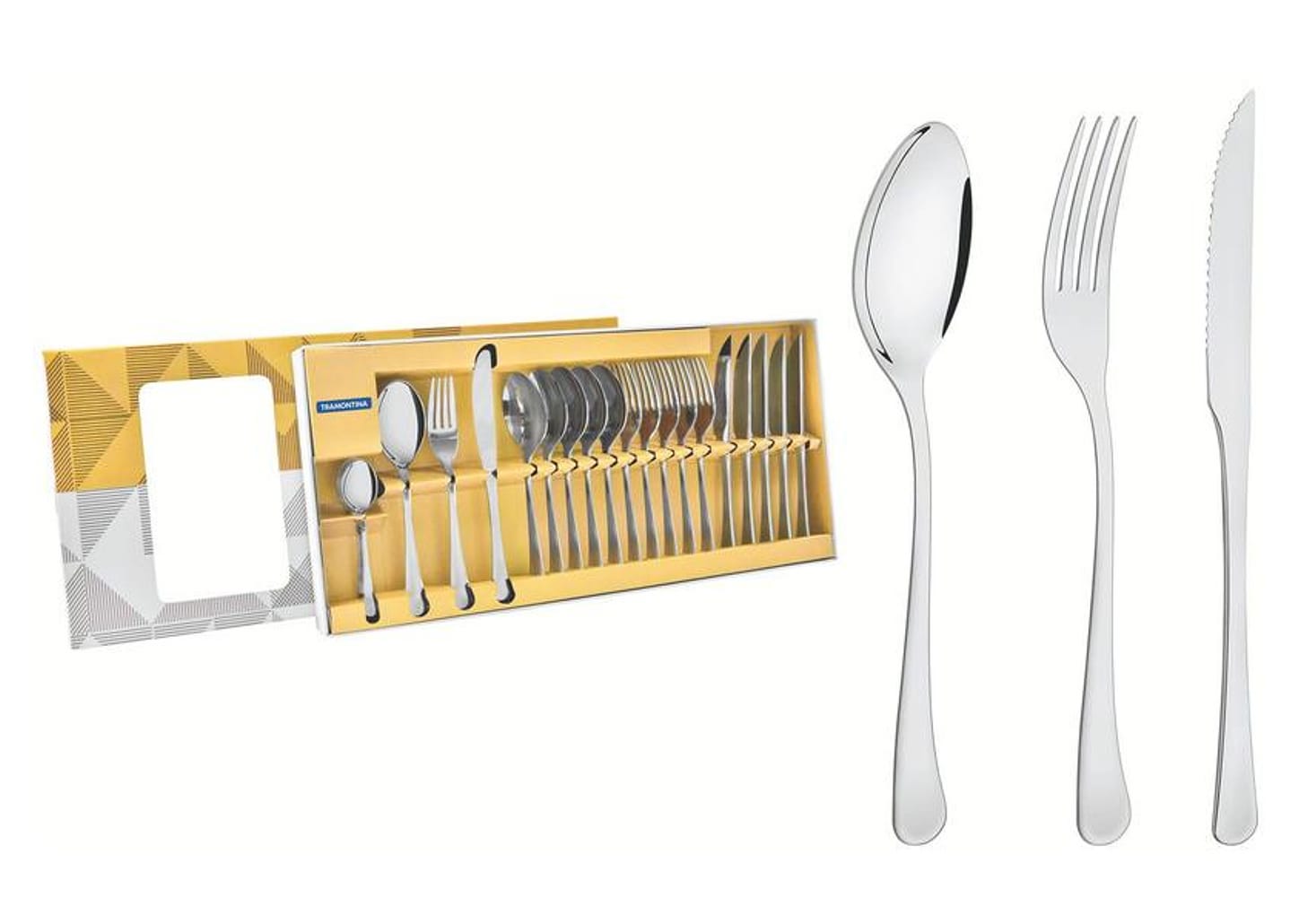 Faqueiro Tramontina Inox Havana 24 Peças